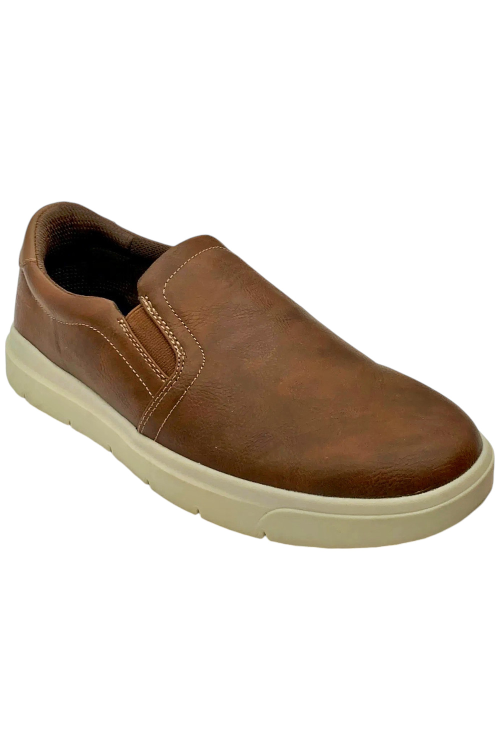 Мужские кроссовки Madison Slip On от Dr Scholls коричневого цвета из искусственной кожи 5590₽