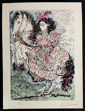 Pablo Picasso Litografie 180 Ex. Numeriert COA Original Signiert Gestempelt