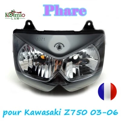 Frontale Assemblage de phares lampe pour Kawasaki Z750/Z1000 2003-2006 - Photo 1/4