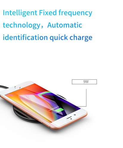 Qi Wireless Charger Charging Pad White Fast Quick for iPhone Galaxy Xaiomi - Picture 4 of 12