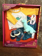 AG Our Generation 18" Boy Doll Christmas Outfit Dinosaur Pajamas Dino-Snores
