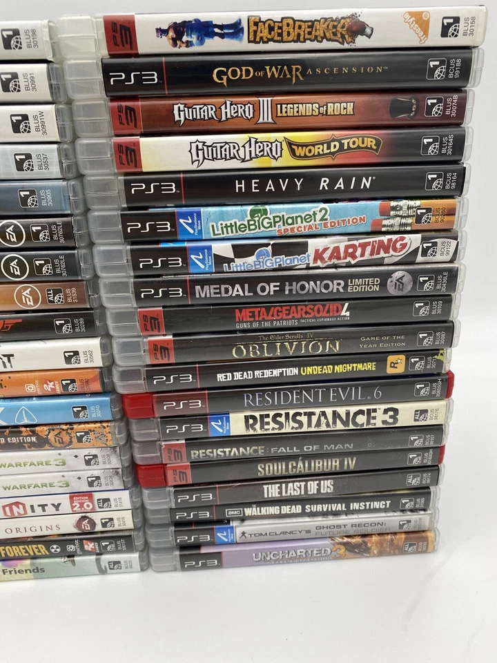 PS3 Video Game Store - Build a Collection Cheap - Many Games to Choose From - Image 3 of 4
