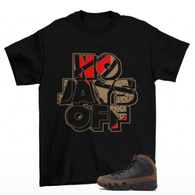 Jay All Day Shirt Black to Match Jordan Retro Olive HV4794-030
