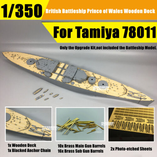 1/350 British Prince of Wales Battleship Super Detail-up Set for Tamiya 78011 - Picture 1 of 12