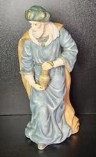 VTG 10" Wise Man GRANDEUR NOEL Hand Painted Replacement Porcelain Figurine