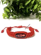 Pulsera La Santa Muerte Hilo Rojo Amuleto Santa Muerte Cuerda Roja Amuleto