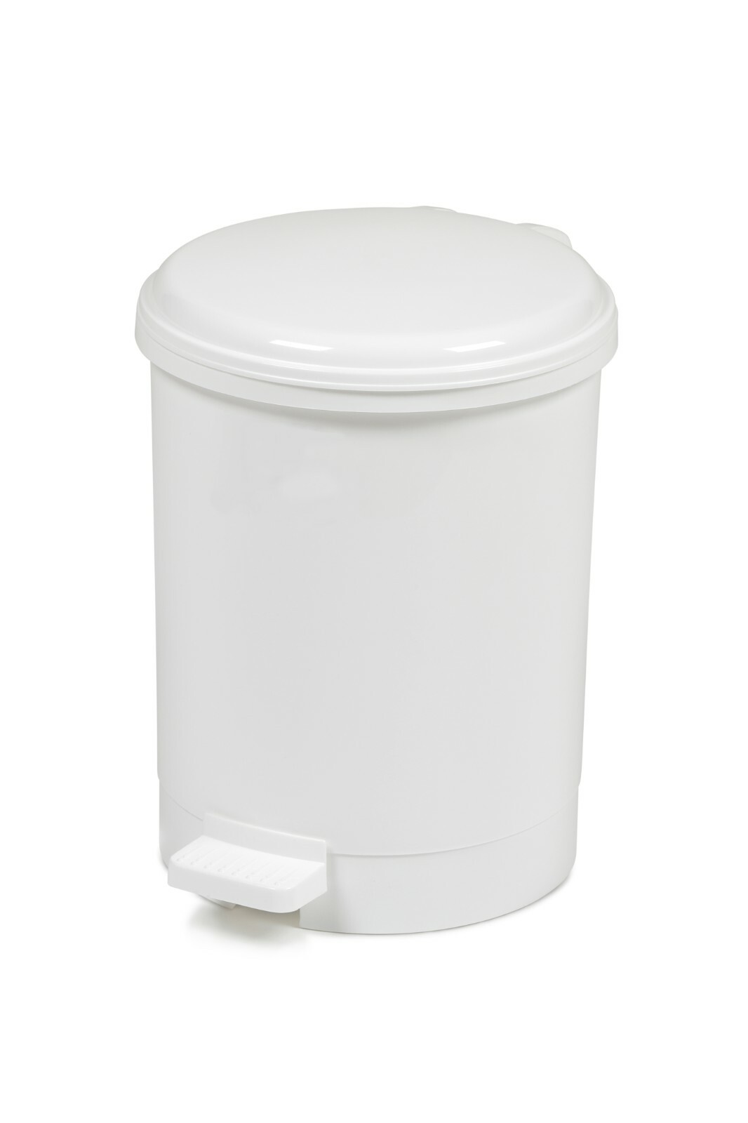 Plastic 40 L 40 Litre Waste Pedal Bin White Recycling Rubbish Dustbin Kitchen