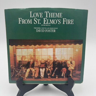 David Foster Love Theme From St. Elmo's Fire 1985 Atlantic 7-89528 7'' 45 Record