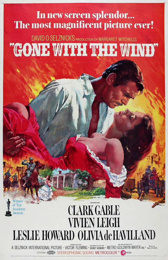 GONE WITH THE WIND REPLICA 1940 MOVIE POSTER | eBay