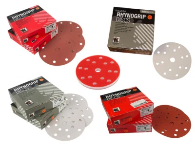 Indasa Schleifscheiben 150mm Klett 15 17 Loch P40-2000 Exzenter Schleifpapier