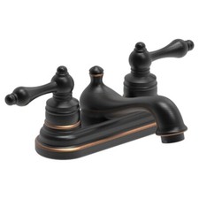 Designers Impressions Oil Rubbed Bronze Lavatory Bathroom Vanity Faucet  655686