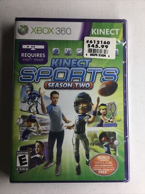 Kinect Sports Season Two 2 (Microsoft Xbox 360) Brand New Factory Sealed