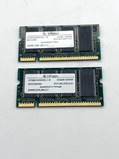 2 PACK Infineon HYS64D32020GDL-7-B SDRAM Memory (PC2100)