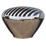 Chrome Billet Nostalgic Finned Shift Knob #BILT-NOS-CHR-FIN (1/2"-13 female thre