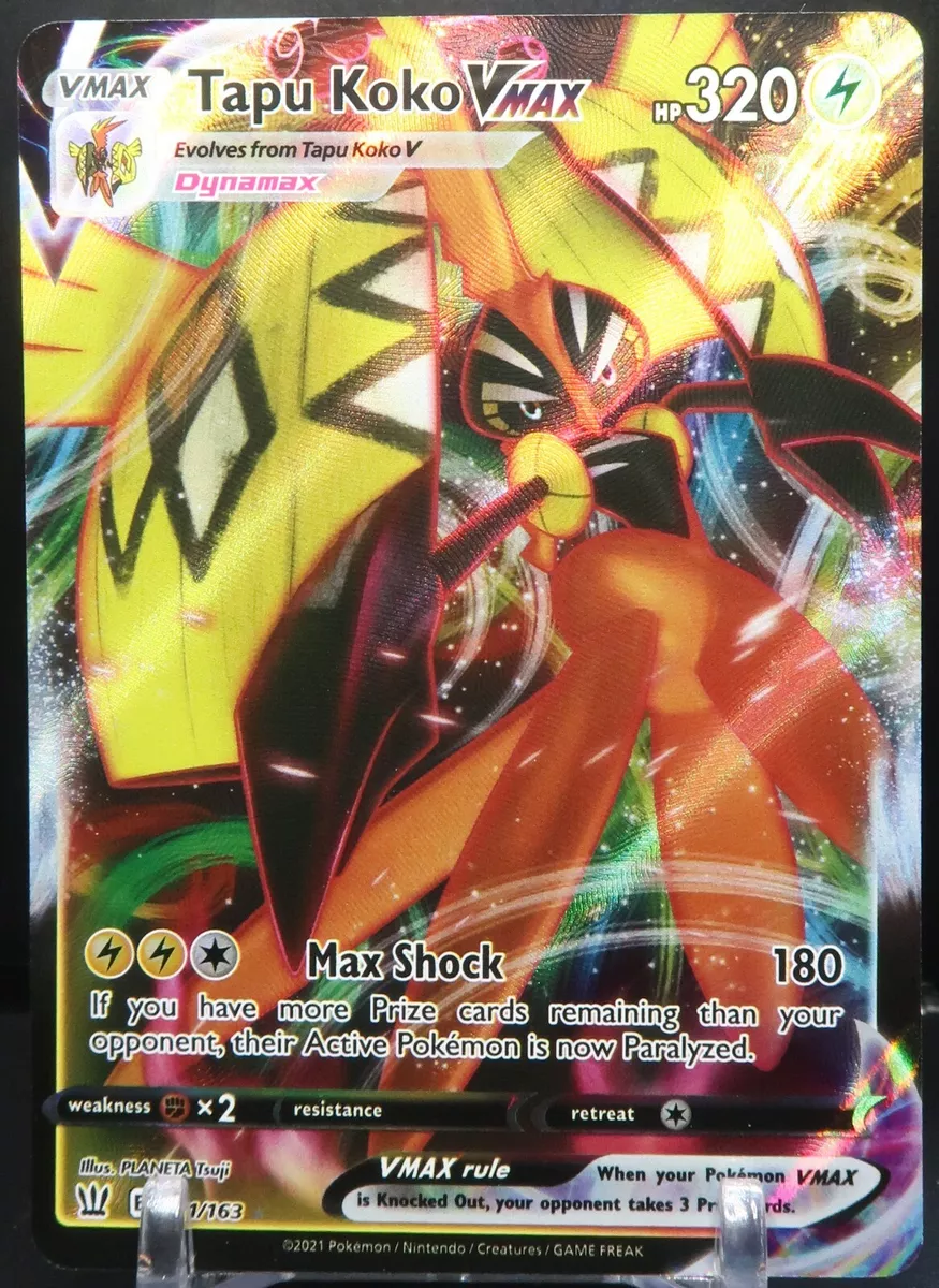 Tapu Koko VMAX (051/163) [Sword & Shield: Battle Styles]