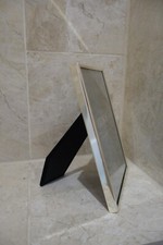 Habitat Silver Picture Frame Chrome Black Velvet Backing 18cm x 13cm New