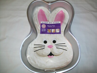 Vintage Wilton Easter Bunny Rabbit Cake Pan Mold 2003 Unused #2105-2074