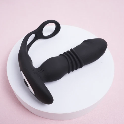 Male Prostate Massager APP Vibrator Thrusting Anal Butt Plug Dildo Sex Toys Men - Picture 7 of 24