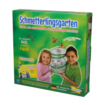 Insect Lore Schmetterlingsgarten mit Gutschein z. Einlösen von 1 Raupenbecher