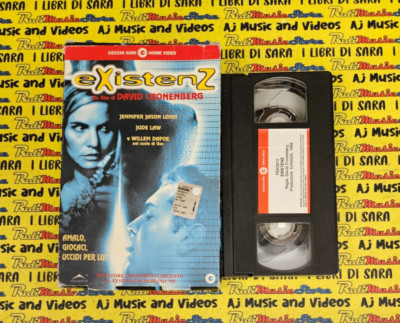 VHS Karton EXISTENZ Jennifer Jason Leigh Jude Law 1999 CECCHI GORI (F311)