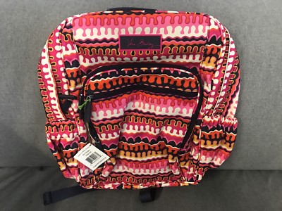 Vera Bradley Rio Squiggle Lighten Up Medium Backpack #14309-269 New!