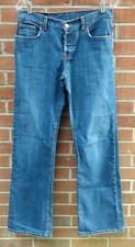 Women's Vintage Style Lucky Brand Dungarees By Gene Montessori Made In USA 8/29