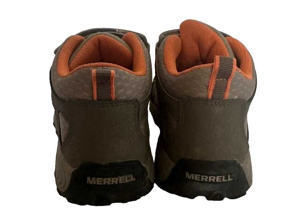 Botas de Senderismo Merrell Outback Mid para Niños Talla 12.5M Gris/Naranja MK262027 Foto 3 de 4