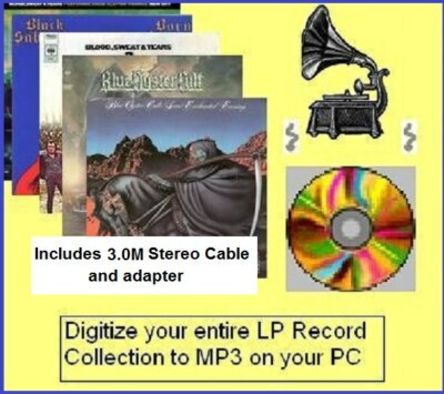 KOPIE VINYL LP SCHALLPLATTEN & KASSETTEN AUF CD MP3 Vatertag Geschenk für Papa unter Windows