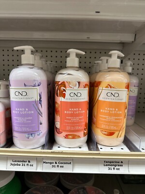 CND Scentsations Hand & Body Lotion 917 ml / 31 oz - CHOOSE - AUTHENTIC