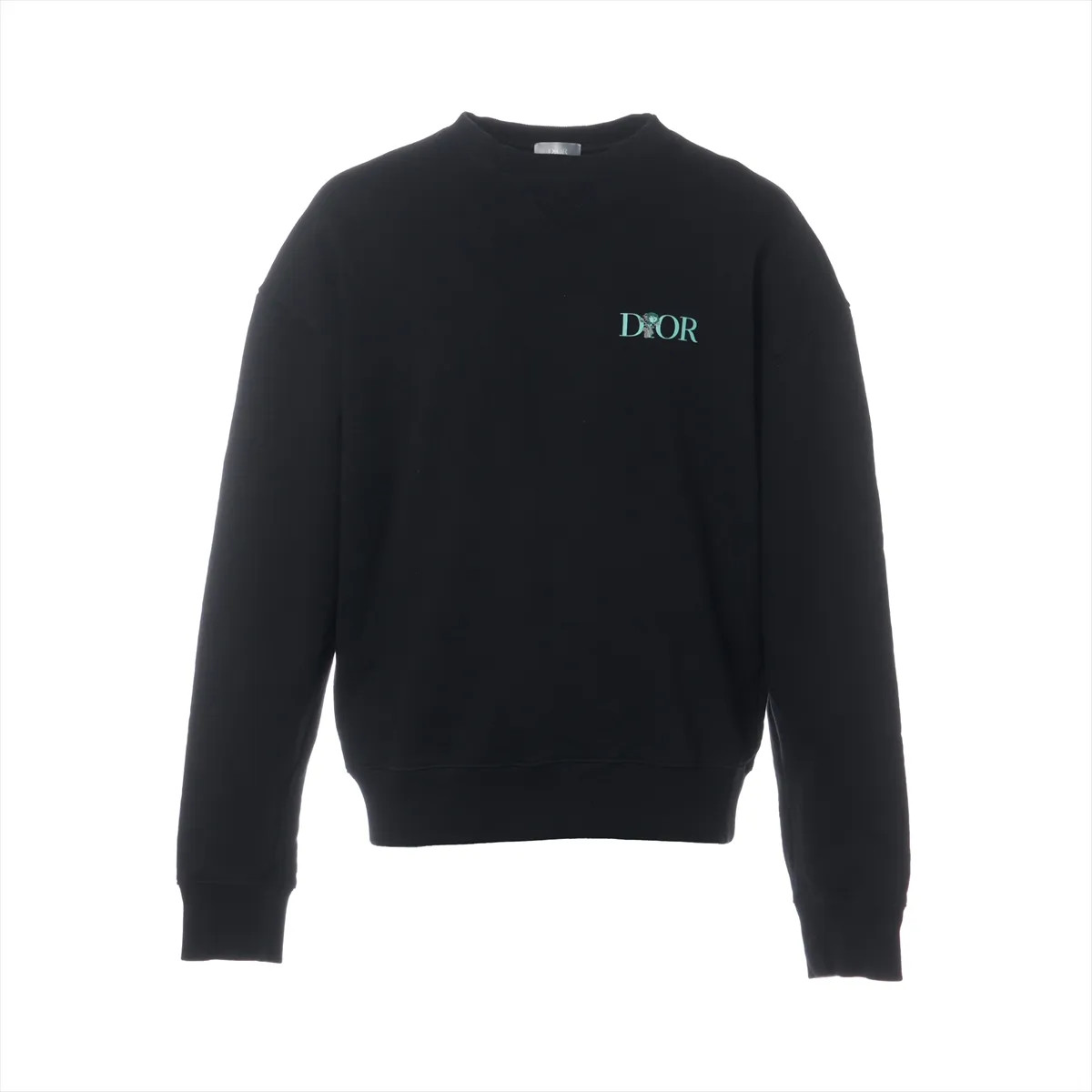 Dior Cotton Basic knitted fabric M Men's Black  293J674H0531 Back embroidery