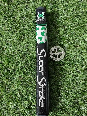 TAYLORMADE Superstroke Luck Of The Irish Tour 2.0 Black Putter Golfgriff GRATIS BALLMARKER