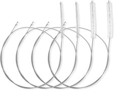 4 Pack 39.4" Extra Long Straw  Tube Cleaning Brushes for Pipes, Hoses  Labs