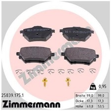 Satz Bremsbeläge Bremsklötze hinten für Opel Corsa F P2JO Grandland X | 24111