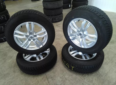 Winteradsatz Winterräder M+S 195/65R15 91T Skoda Scala Fabia Alu RC27   