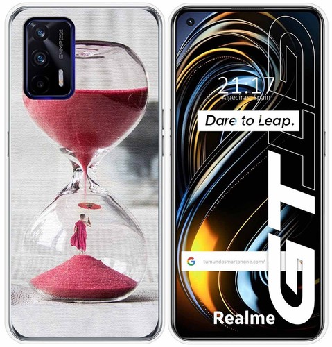 Topme Custodia In Silicone Per Realme GT 6 / GT 6T – Cover Con Bordo Dorato E Protezione Anticaduta – Bianco - 2