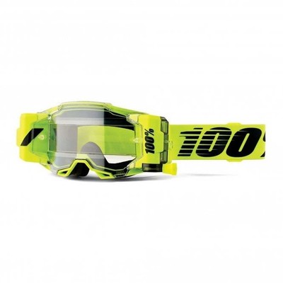 100% MX | MTB Brille - Armega FORECAST Roll-Off System - NUCLEAR CITRUS