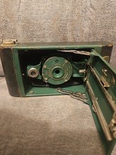 Kodak Rainbow Hawkeye Folding Camera No. 2 Model C, Green/Case Untested Unopened