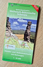 Wander- und Radwanderkarte Sächsisch-Bömisc...