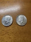 Lot of Two 2 1964 John F Kennedy Half Dollar 50¢ Silver US Coin 90% Silver JFK