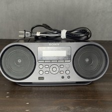 SONY ZS-RS60BT CD Boombox Bluetooth/USB/AM/FM Radio Audio System Tested EUC