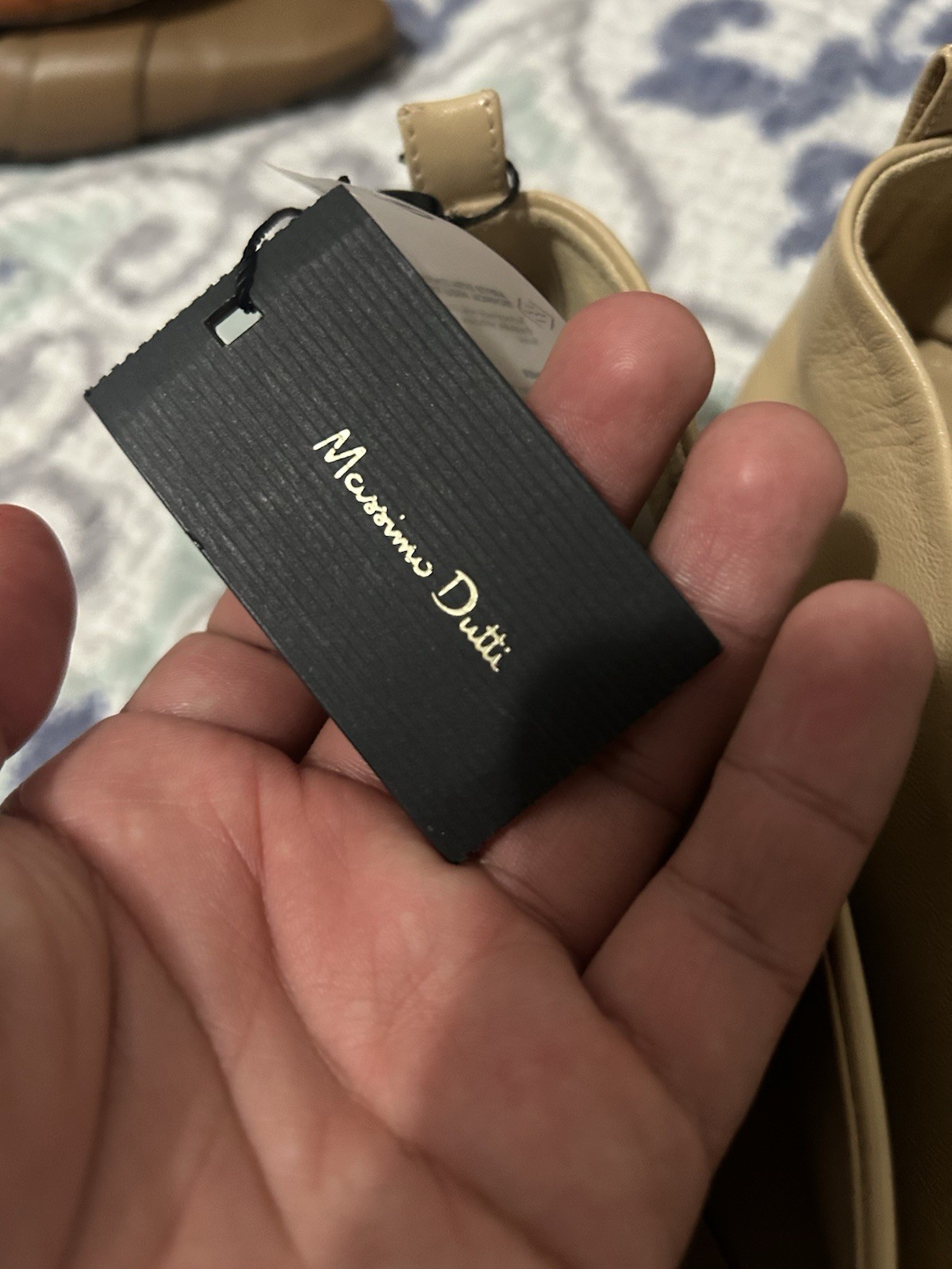 Massimo Dutti Women's Size EU 41 US 10.5 Leather Square Toe Flats Slip On New thumbnail 3