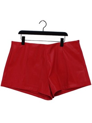 Never Fully Dressed Damen Shorts XL Rot 100% Sonstige Cut-Off Neu Mit Etikett