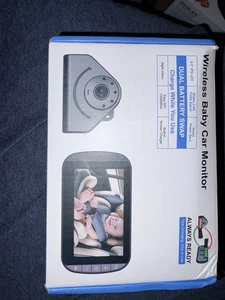 Wireless baby car  monitor