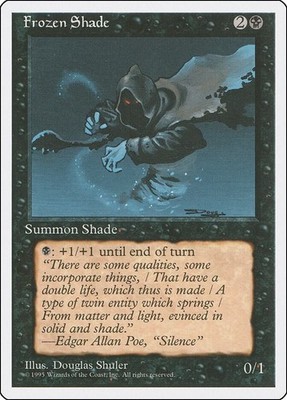 Frozen Shade 22 Common Fourth Edition Magic: The Gathering Lightly Played
