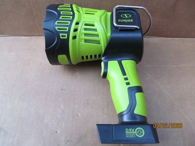 NEW Sun Joe 24V-1500FL-LTE-P1 IONMAX Cordless 1500-Lumen LED Handheld spotlight