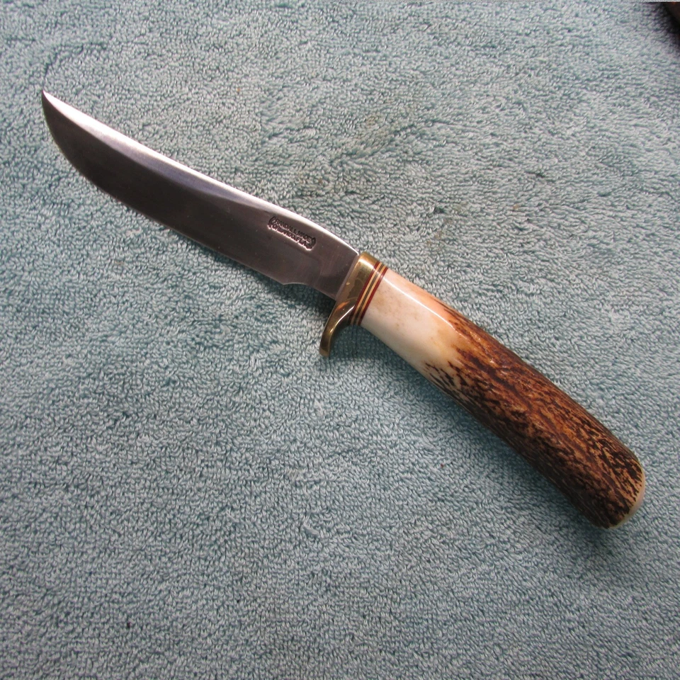 Randall Made Orlando, Fla.  Fixed Blade / 7-5  Stag Handle - Image 2 of 4