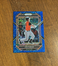 Jud Fabian 2023 Panini Prizm Blue Shimmer #165 Baltimore Orioles Gators /7