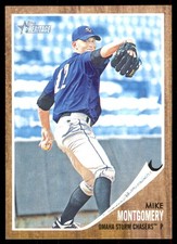 Mike Montgomery 2011 Topps Heritage M/L #30 Omaha Storm Chasers MLB READ