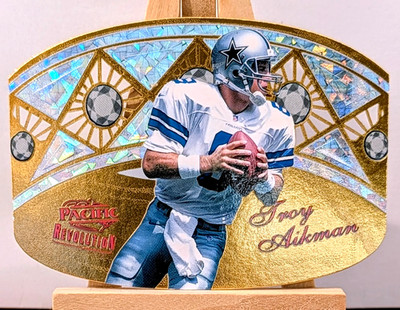 SSP (1:121 Odds)  1997 Pacific Revolution Troy Aikman Ring Bearers Die-Cut