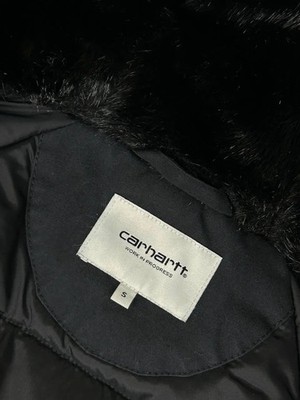 Carhartt WIP Trapper Parka Puffer Jacket Men Size S Black | eBay